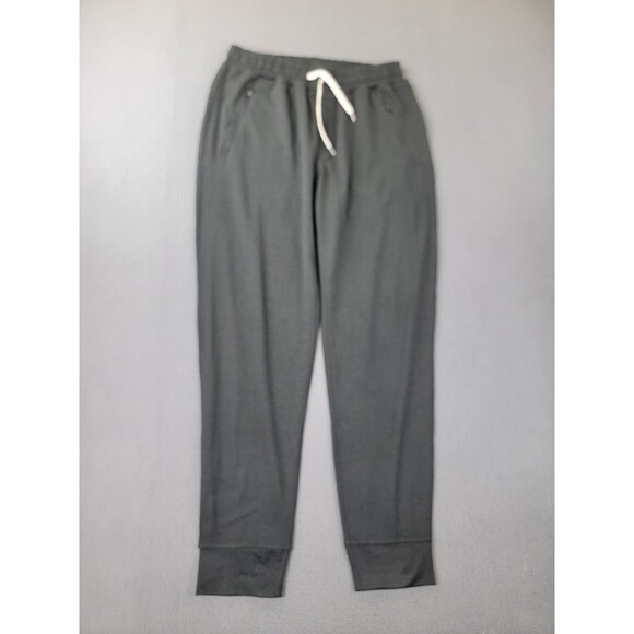 Vuori Pants - Vuori Jogger Pants Womens Large Charcoal Gray Performance Stretch Drawstring